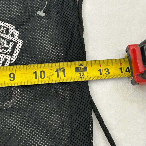 New York Liberty WNBA Basketball Adidas Mesh Drawstring Back Pack Gym Bag Sack - Picture 5 of 6